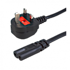 BS Plug to IEC320-C7