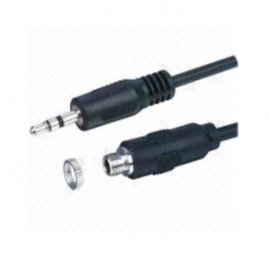 Panel Mount 3.5mm Stereo Cable F/M