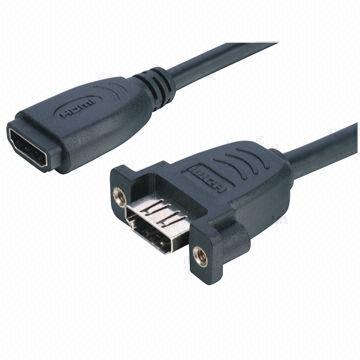 Panel Mount HDMI Cable F/F – i-WIRE Cable and Wire