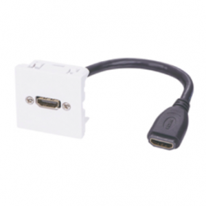 45X45 Faceplate with HDMI Tailed Cable